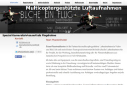 Webseite - Multicoptergestützte Luftaufnahmen